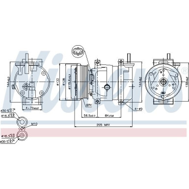 Kompressor, Klimaanlage 89221 Kompressor, Klimaanlage 89221