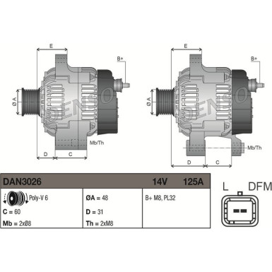 Generator DAN3026 Generator DAN3026