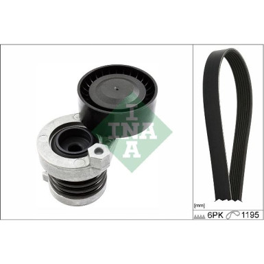 INA Keilrippenriemensatz 529 0339 10