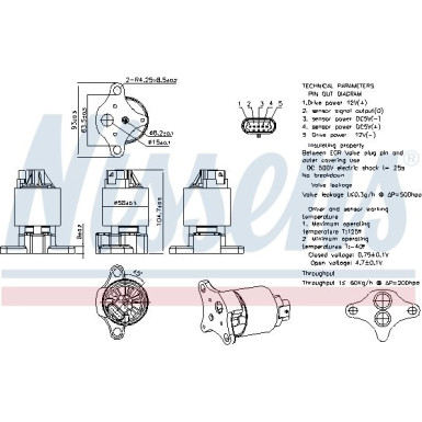 Nissens AGR-Ventil FIRST FIT 98187