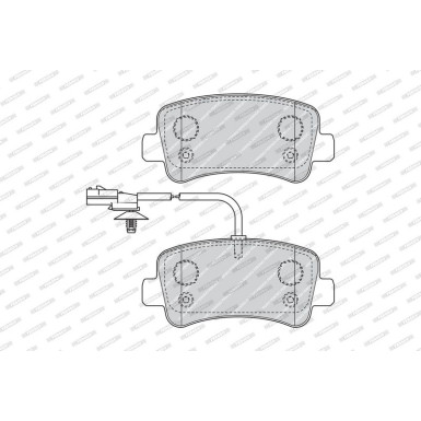 Ferodo Bremsbelagsatz, Scheibenbremse PREMIER ECO FRICTION FVR4348 Ferodo Bremsbelagsatz, Scheibenbremse PREMIER ECO FRICTION FVR4348