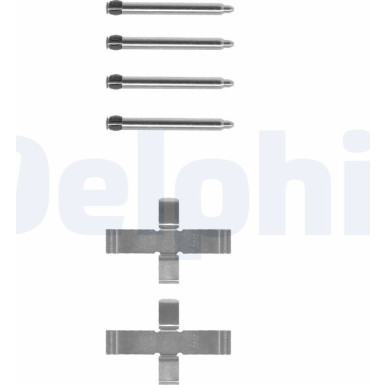 Delphi Zubehörsatz, Scheibenbremsbelag LX0094