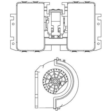Mahle Innenraumgebläse BEHR Premium Line AB 180 000P