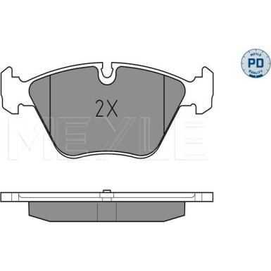 Meyle Bremsbelagsatz, Scheibenbremse MEYLE-PD: Advanced performance and design 025 231 8320/PD Meyle Bremsbelagsatz, Scheibenbremse MEYLE-PD: Advanced performance and design 025 231 8320/PD