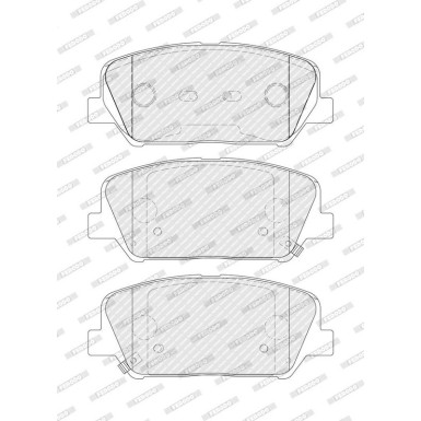 Ferodo Bremsbelagsatz, Scheibenbremse PREMIER ECO FRICTION FDB4984