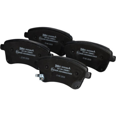 Valeo Bremsbelagsatz, Scheibenbremse EXPERT 302588A Valeo Bremsbelagsatz, Scheibenbremse EXPERT 302588A