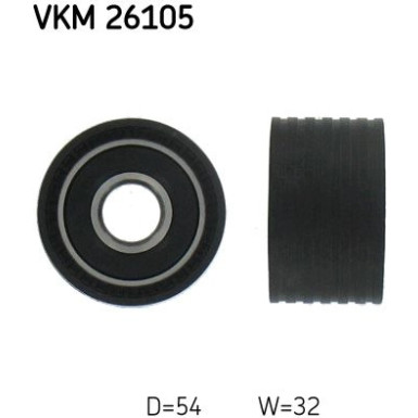 SKF Umlenk-/Führungsrolle, Zahnriemen VKM 26105