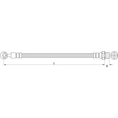 Metzger Bremsschlauch 4111047