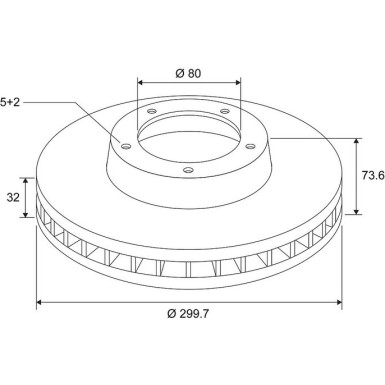 Bremsscheibe 672934 Bremsscheibe 672934