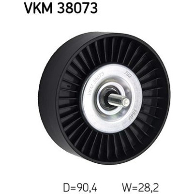SKF Umlenk-/Führungsrolle, Keilrippenriemen VKM 38073