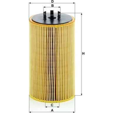 Mann-Filter Ölfilter HU 13 125/3 X Mann-Filter Ölfilter HU 13 125/3 X
