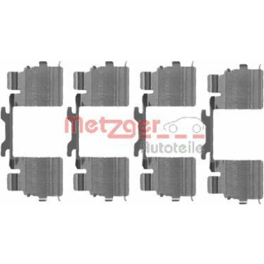 Metzger Zubehörsatz, Scheibenbremsbelag 109-1725