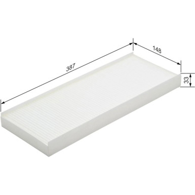 BOSCH 1 987 432 017 Innenraumfilter BOSCH 1 987 432 017 Innenraumfilter