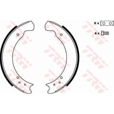 TRW Bremsbackensatz GS6075