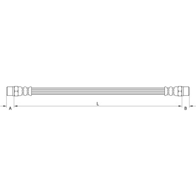 Metzger Bremsschlauch 4110899