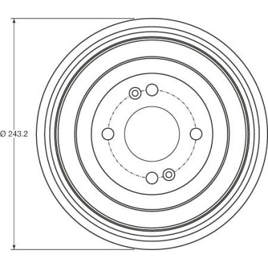 TRW Bremstrommel DB4422