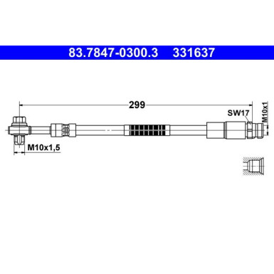 Bremsschlauch 83.7847-0300.3