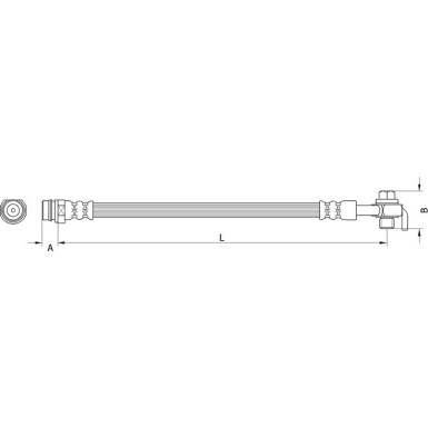 Metzger Bremsschlauch 4110800