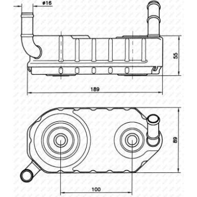 Ölkühler, Automatikgetriebe 31004A