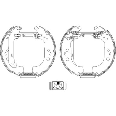 Bremsbackensatz 8DB 355 005-101