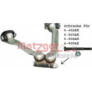 Metzger Montagesatz, Lenker 55002118