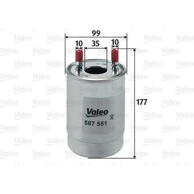 Valeo Kraftstofffilter 587551