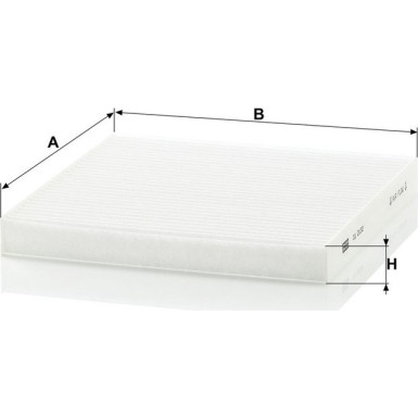 MANN-FILTER CU 2132 Innenraumfilter, Partikelfilter MANN-FILTER CU 2132 Innenraumfilter, Partikelfilter