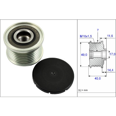 Generatorfreilauf 535 0254 10 Generatorfreilauf 535 0254 10