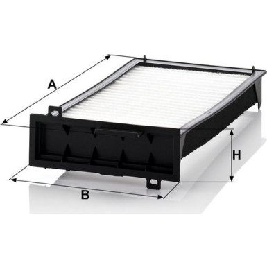 MANN-FILTER CU 3518 Innenraumfilter, Partikelfilter MANN-FILTER CU 3518 Innenraumfilter, Partikelfilter