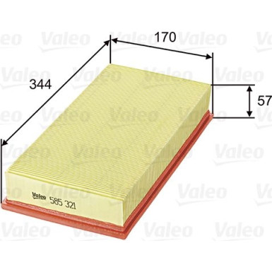 Valeo Luftfilter 585321