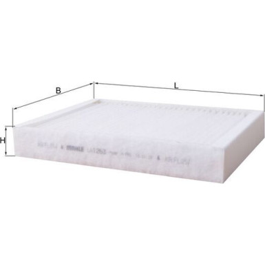 Filter, Innenraumluft LA 1263 Filter, Innenraumluft LA 1263