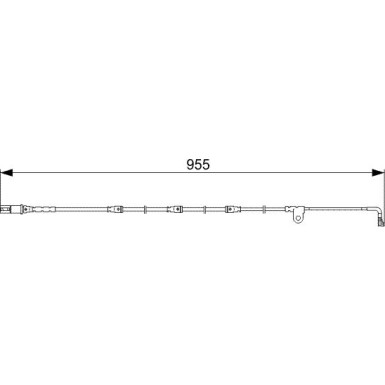 BOSCH Warnkontakt, Bremsbelagverschleiß 1 987 473 028