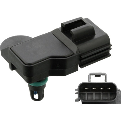 FEBI BILSTEIN 107993 Sensor, Saugrohrdruck FEBI BILSTEIN 107993 Sensor, Saugrohrdruck