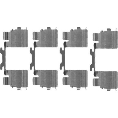 Hella Zubehörsatz, Scheibenbremsbelag 8DZ 355 205-111
