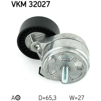 SKF Spannrolle, Keilrippenriemen VKM 32027