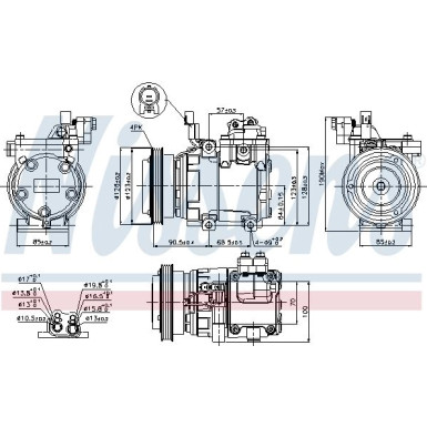 Kompressor, Klimaanlage 89286 Kompressor, Klimaanlage 89286