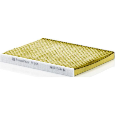 MANN-FILTER FP 2436 Innenraumfilter FreciousPlus Aktivkohlefilter mit Polyphenol, antibakteriell, Feinstaubfilter (PM 2.5) MANN-FILTER FP 2436 Innenraumfilter FreciousPlus Aktivkohlefilter mit Polyphenol, antibakteriell, Feinstaubfilter (PM 2.5)