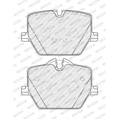 Ferodo Bremsbelagsatz, Scheibenbremse PREMIER ECO FRICTION FDB5339