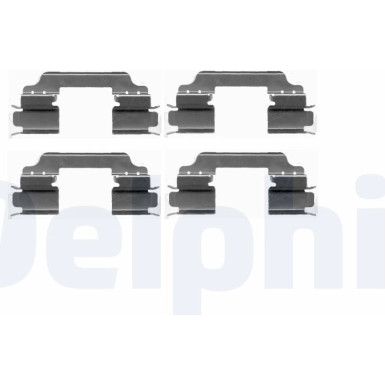 Delphi Zubehörsatz, Scheibenbremsbelag LX0425