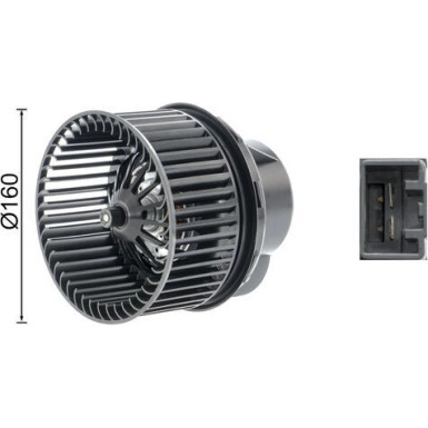 Mahle Innenraumgebläse BEHR Premium Line AB 244 000P