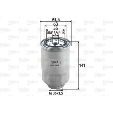 Valeo Kraftstofffilter 587709