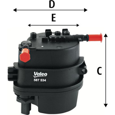 Valeo Kraftstofffilter 587534