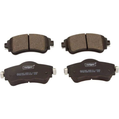 Maxgear Bremsbelagsatz, Scheibenbremse 19-3027