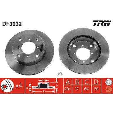 Bremsscheibe DF3032 Bremsscheibe DF3032