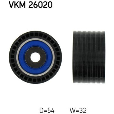 SKF Umlenk-/Führungsrolle, Zahnriemen VKM 26020