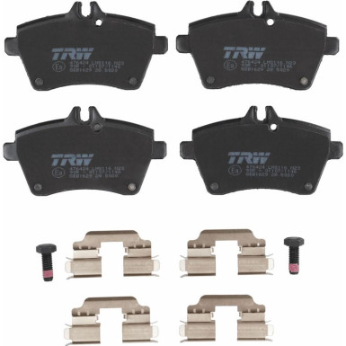 TRW Bremsbelagsatz, Scheibenbremse COTEC GDB1629 TRW Bremsbelagsatz, Scheibenbremse COTEC GDB1629