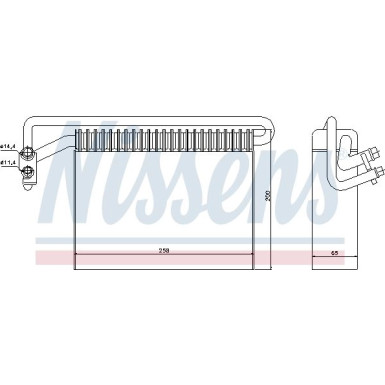 Verdampfer, Klimaanlage 92177 Verdampfer, Klimaanlage 92177