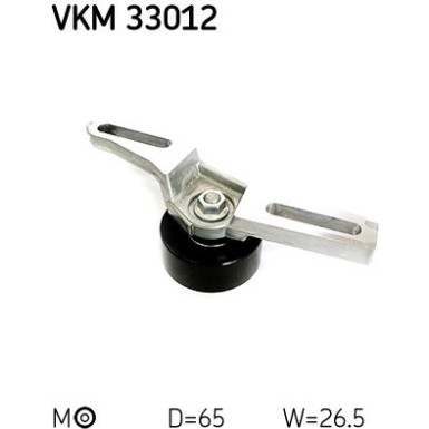 Spannrolle, Keilrippenriemen VKM 33012 Spannrolle, Keilrippenriemen VKM 33012