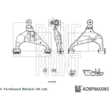 Blue Print Lenker, Radaufhängung ADBP860085