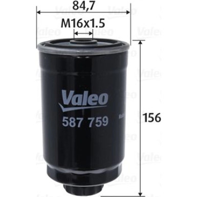 Valeo Kraftstofffilter 587759